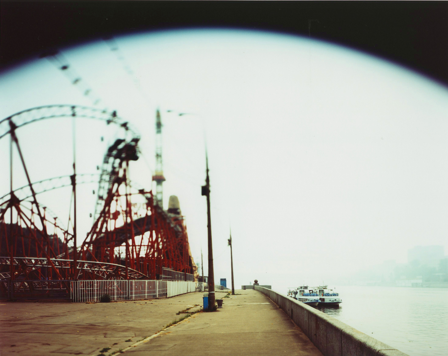 Gorky Park Pier. Moscow. 2010. Color Negative 4×5 inch.