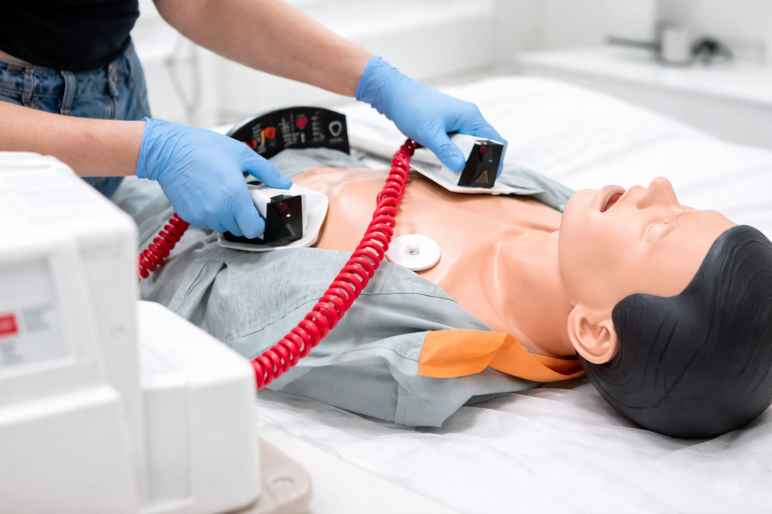 Отработка навыков первой помощи на манекене