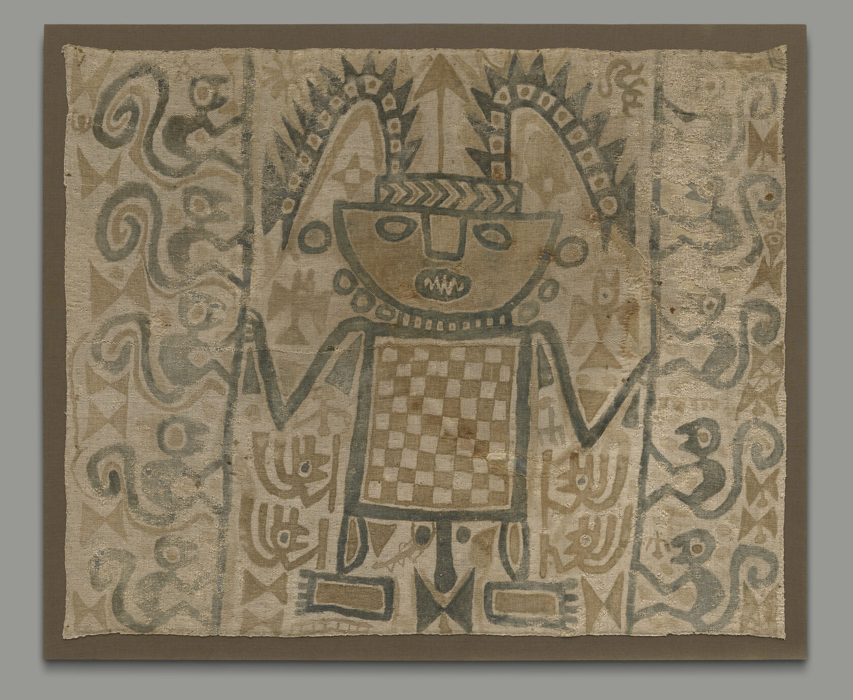 Ткань, Перу, Чанкай/Чиму, 800-1200 гг. н.э. Коллекция The Yale University Art Gallery, New Haven, Connecticut.