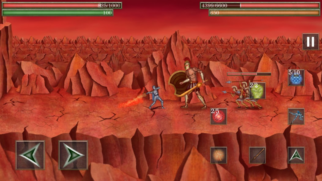 Boss Rush Mythology, an indie action game of twenty mythological boss fights on Android