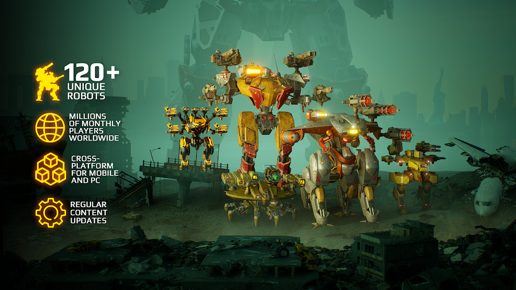 War Robots военная игра про мехов на телефон