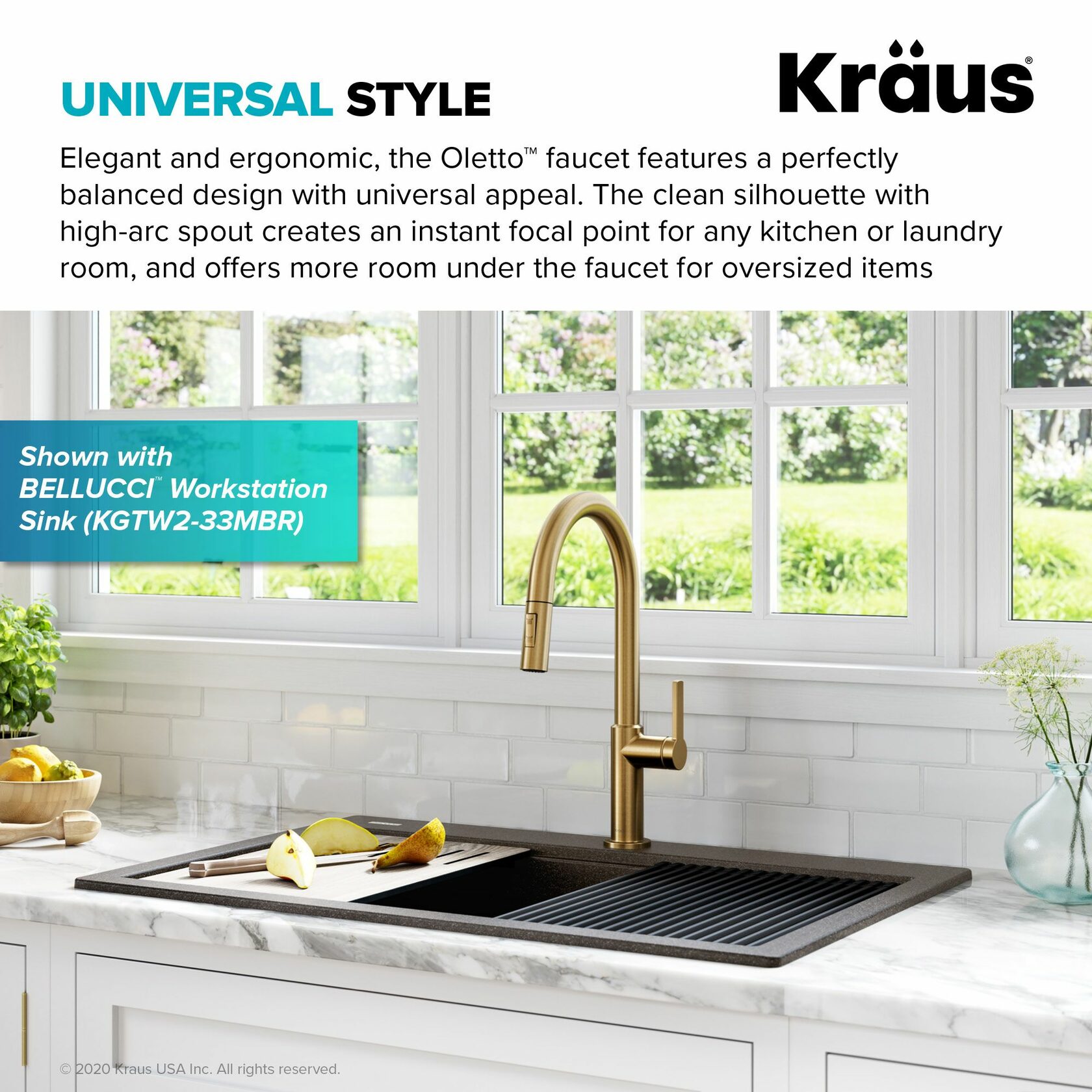 Кухонний змішувач Kraus KPF-2820BB - изображение 6