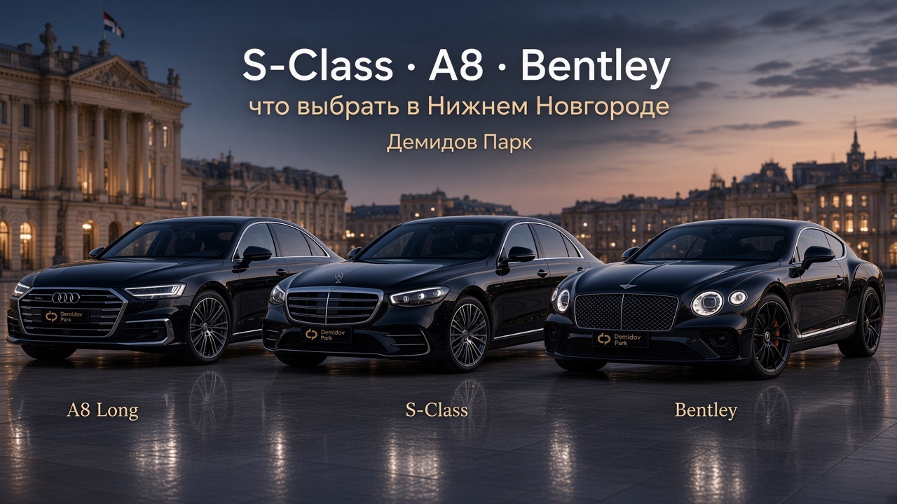 S-Class, A8 Long или Bentley: какой представительский авто арендовать