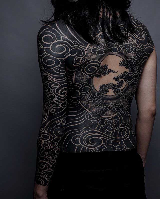 Тату от японского тату-мастера Гаккина