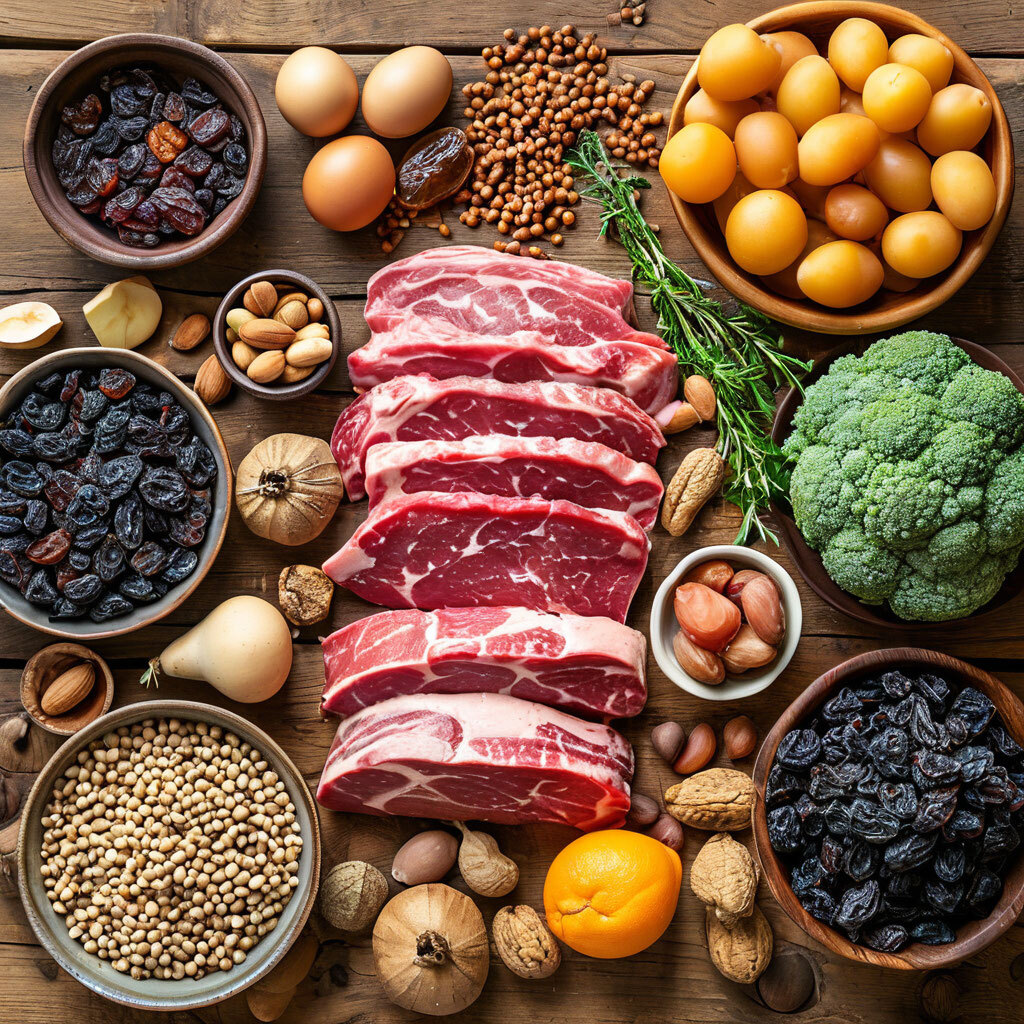 Продукты с высоким содержанием хрома, фото
