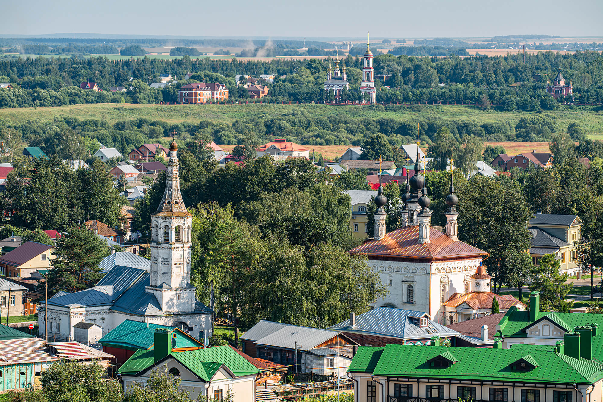 Вид на Суздаль