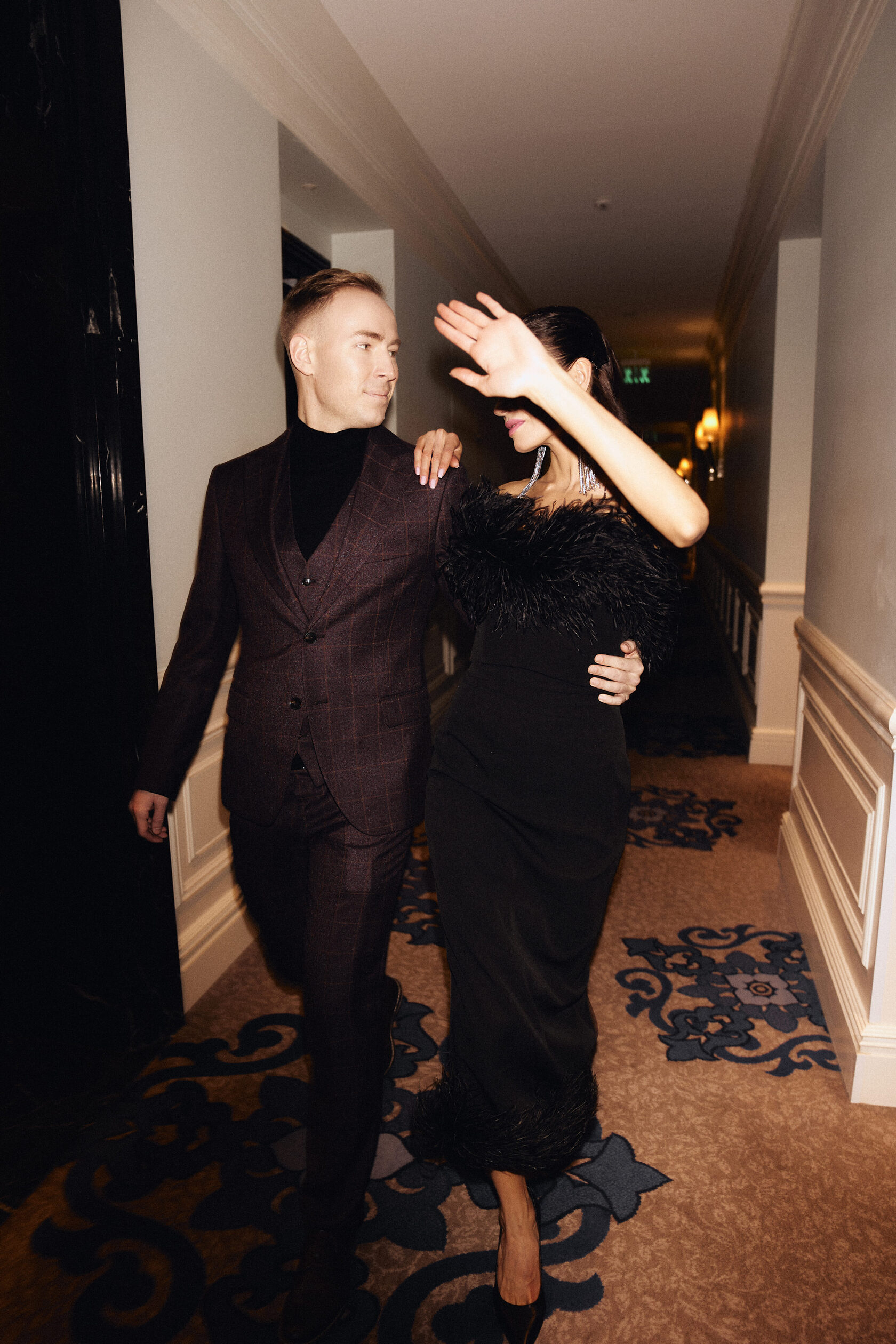 элегантная свадебная фотосессия в отеле