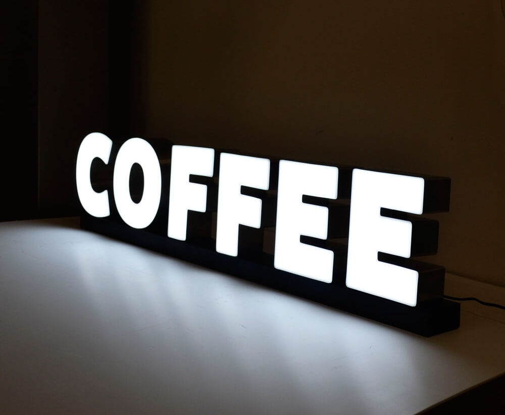 Объемные световые буквы по доступной стоимости в Москве с доставкой и ...