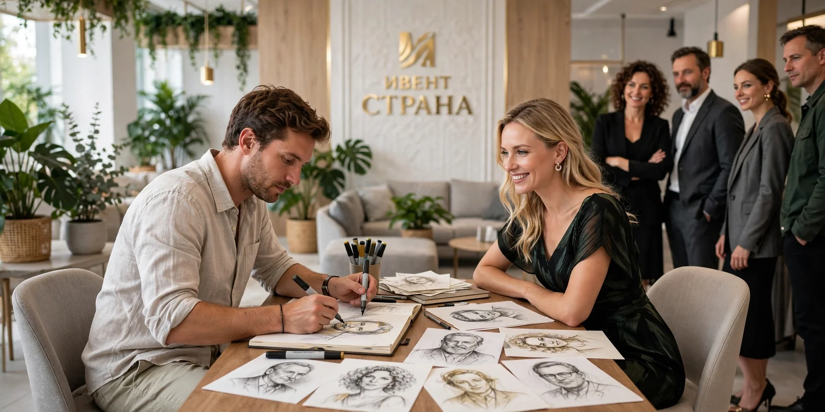Скетчист на мероприятие