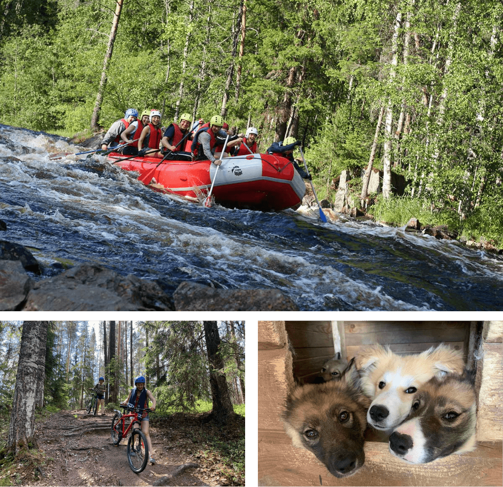 сплав, дог-треккинг и велопрогулки