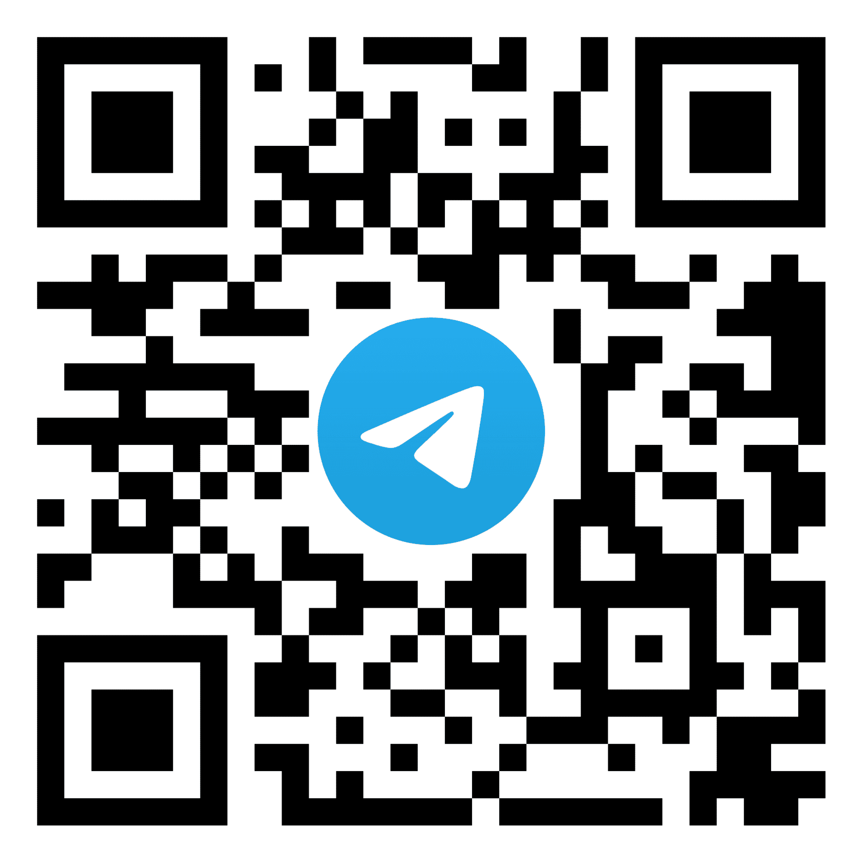 QR-код: чат с ФинФед в Telegram