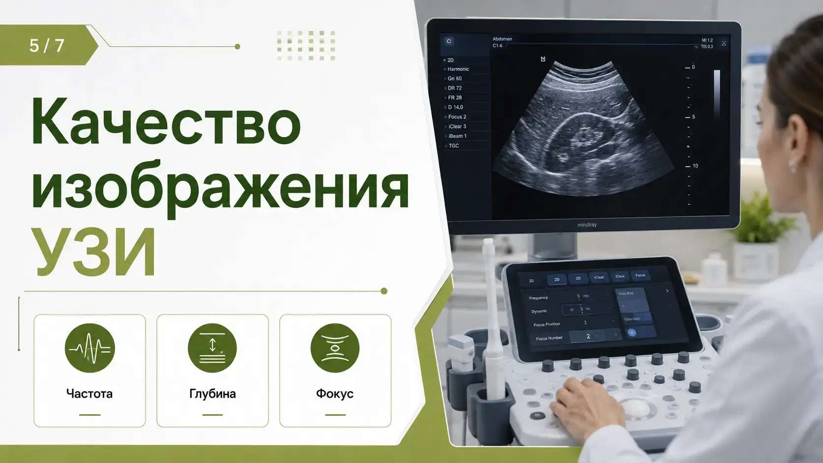 Качество изображения УЗИ