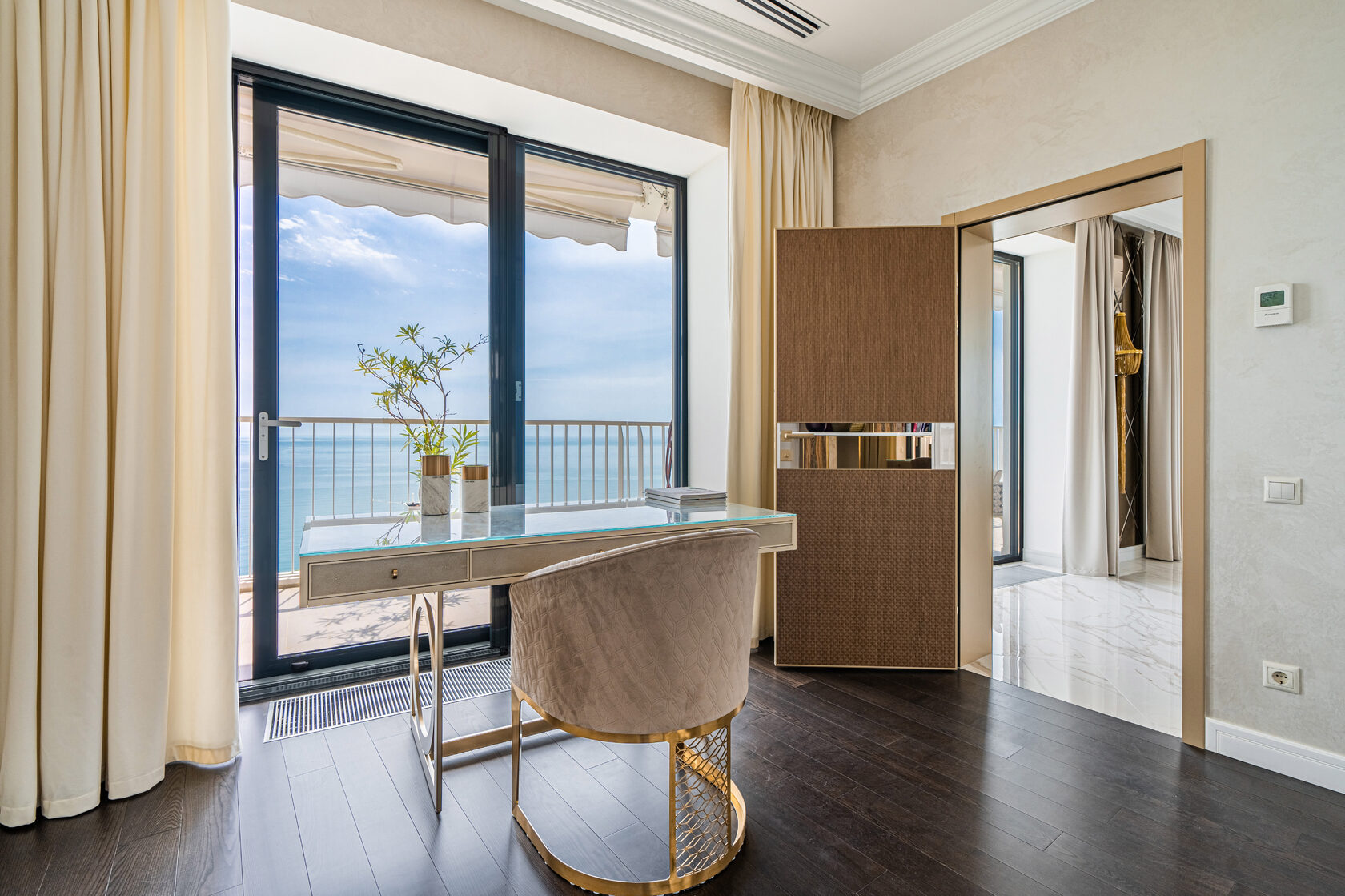 Вид на море пентхаус ЖК Актёр Гэлакси Сочи