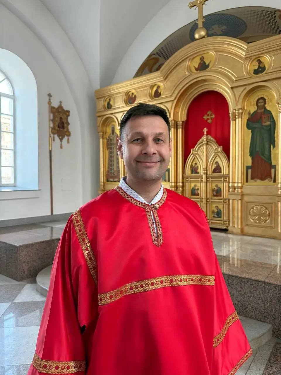 Староста храма Дионисий Иванович