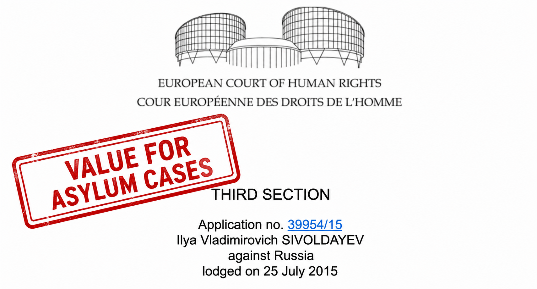 value of ECHR cases for Your Clients Country-Conditions Record