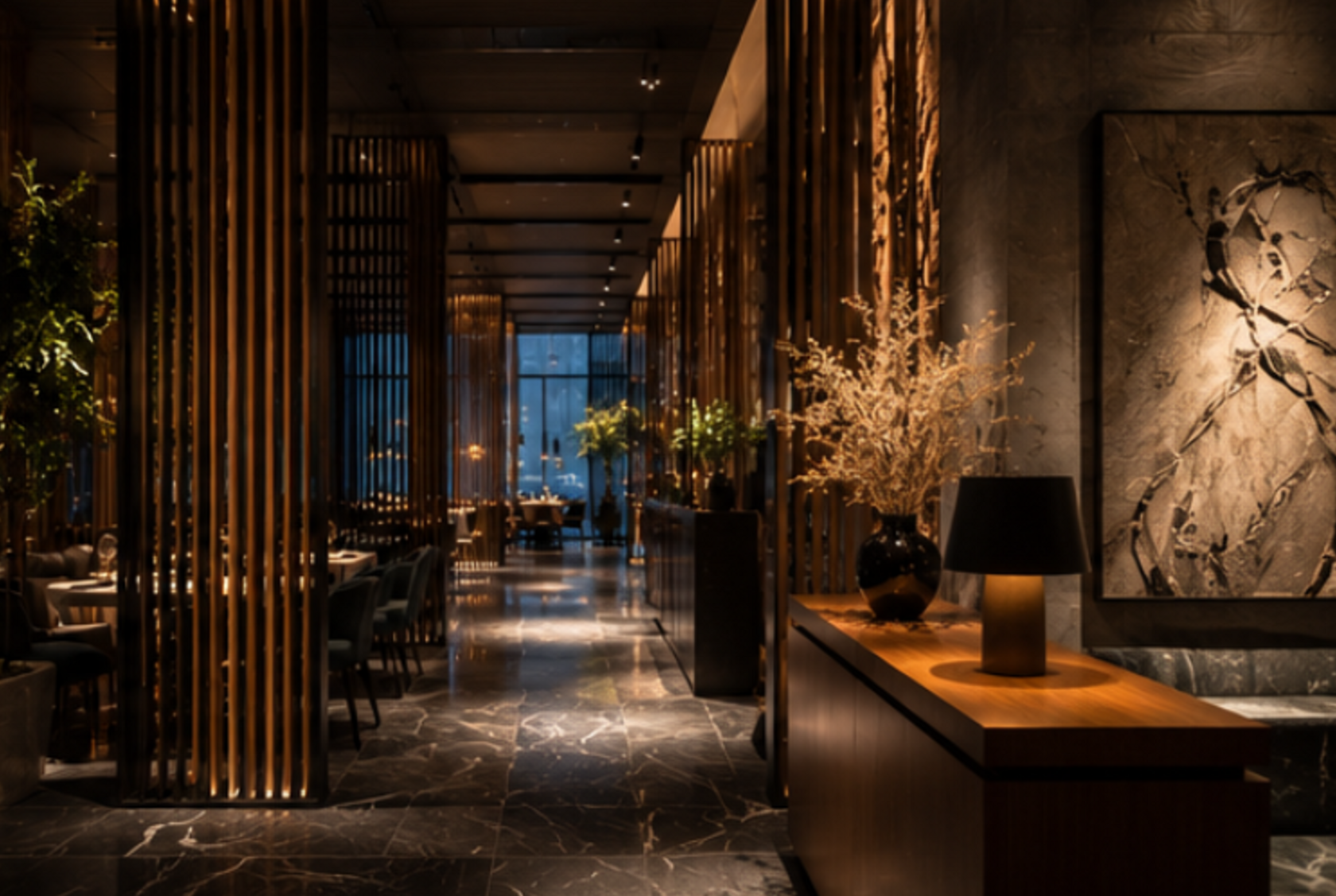 NOIRÉ daylight dining room