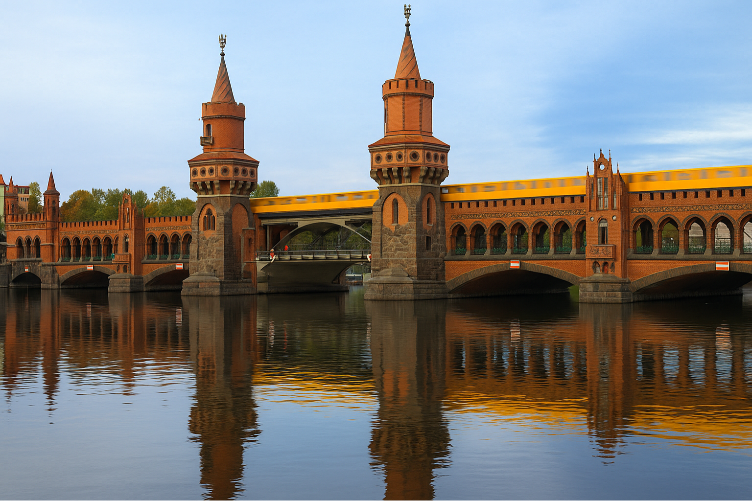 Oberbaum Bridge - a landmark at the heart of East Berlin