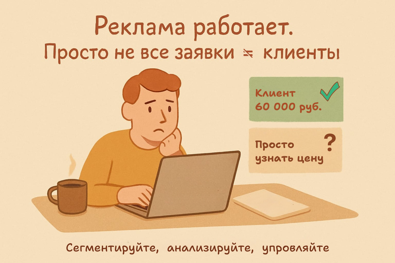 Реклама приносит заявки