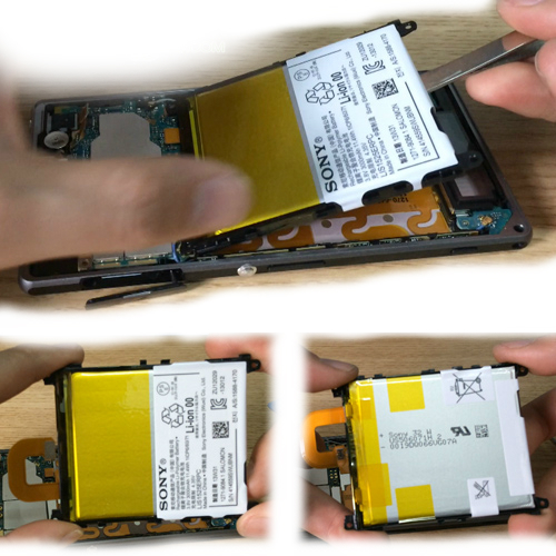 замена аккумулятора sony