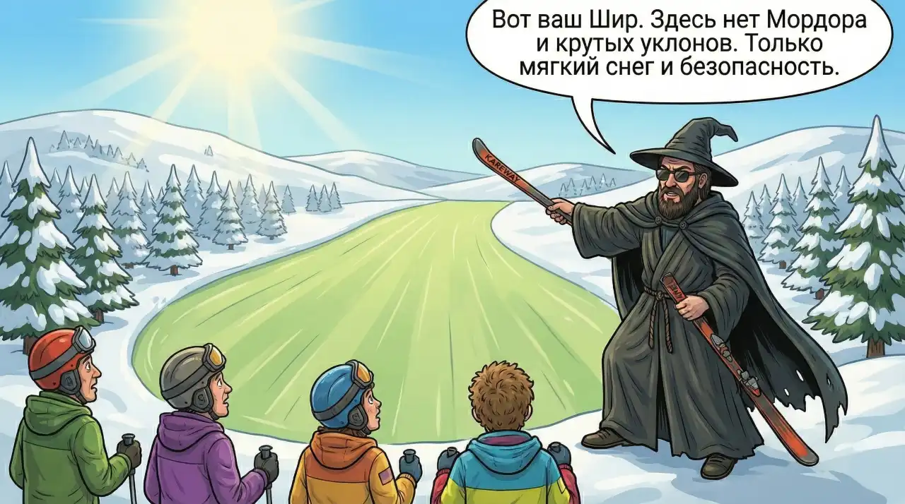 Газпром Лаура схема склонов