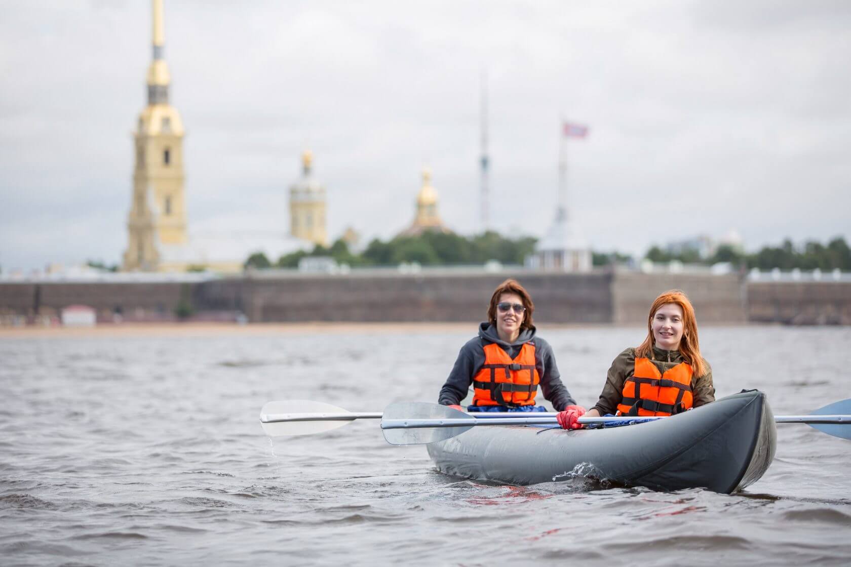 Кайяки в СПБ на Неве