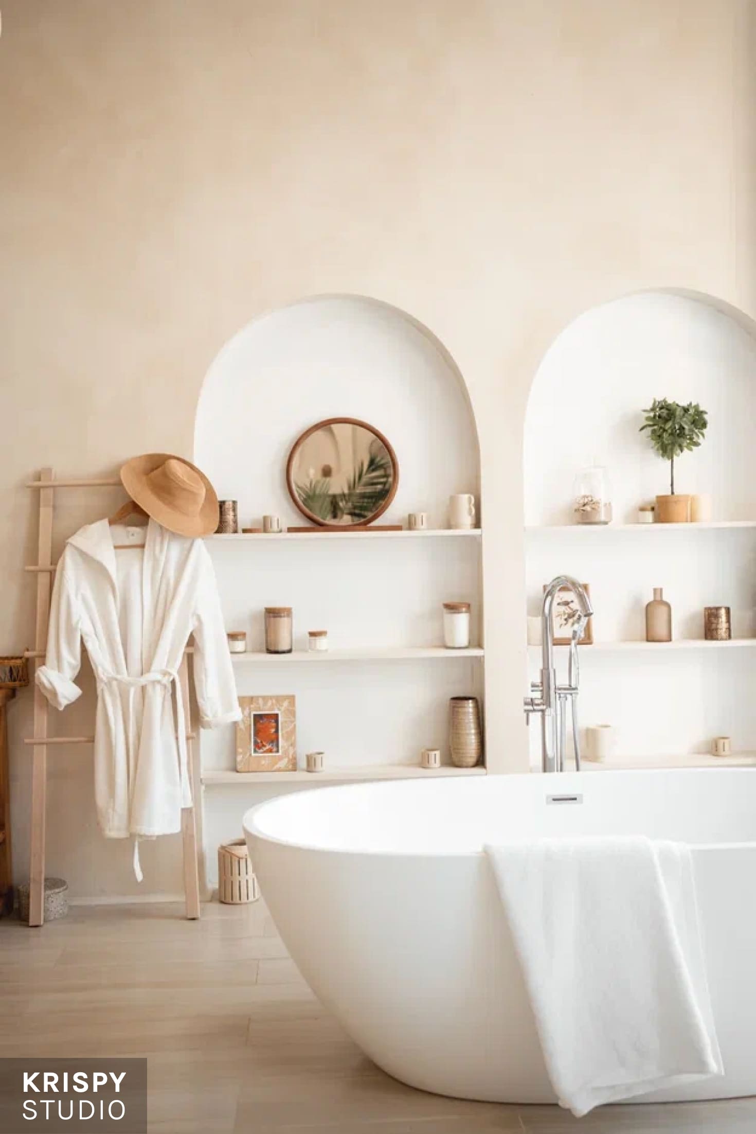 Нежная фотосессия с моделью и солью для ванн ESTAHOME