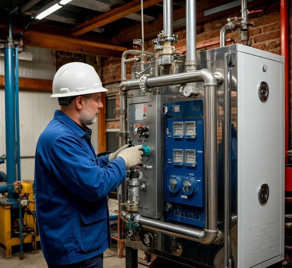 Монтаж газовых и электрических котлов отопления в котельных в Верхней Пышме и округе