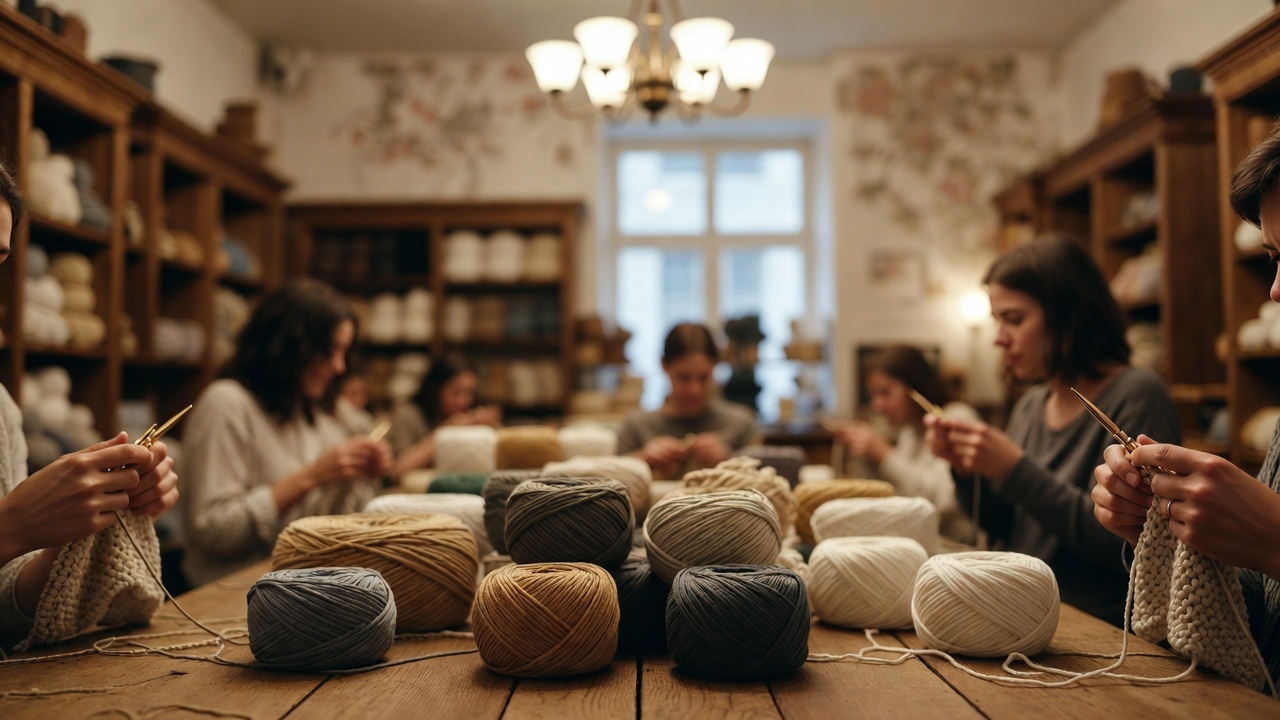 Gráfico que muestra tendencias en ascenso en la demanda de hilo de algodón sostenible en Europa, ilustrando un crecimiento moderado de 2025-2026 con enfoque en textiles eco-friendly.