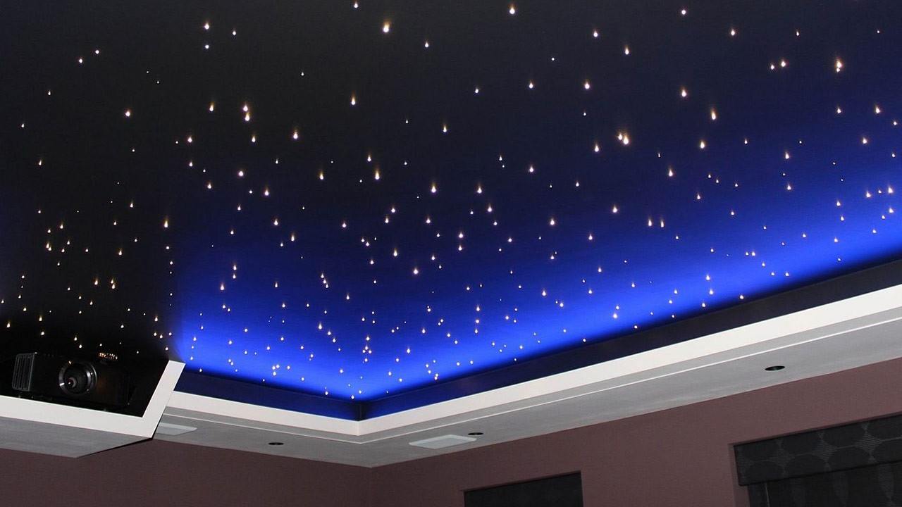 Планетарий в комнате: потолок “звездное небо”