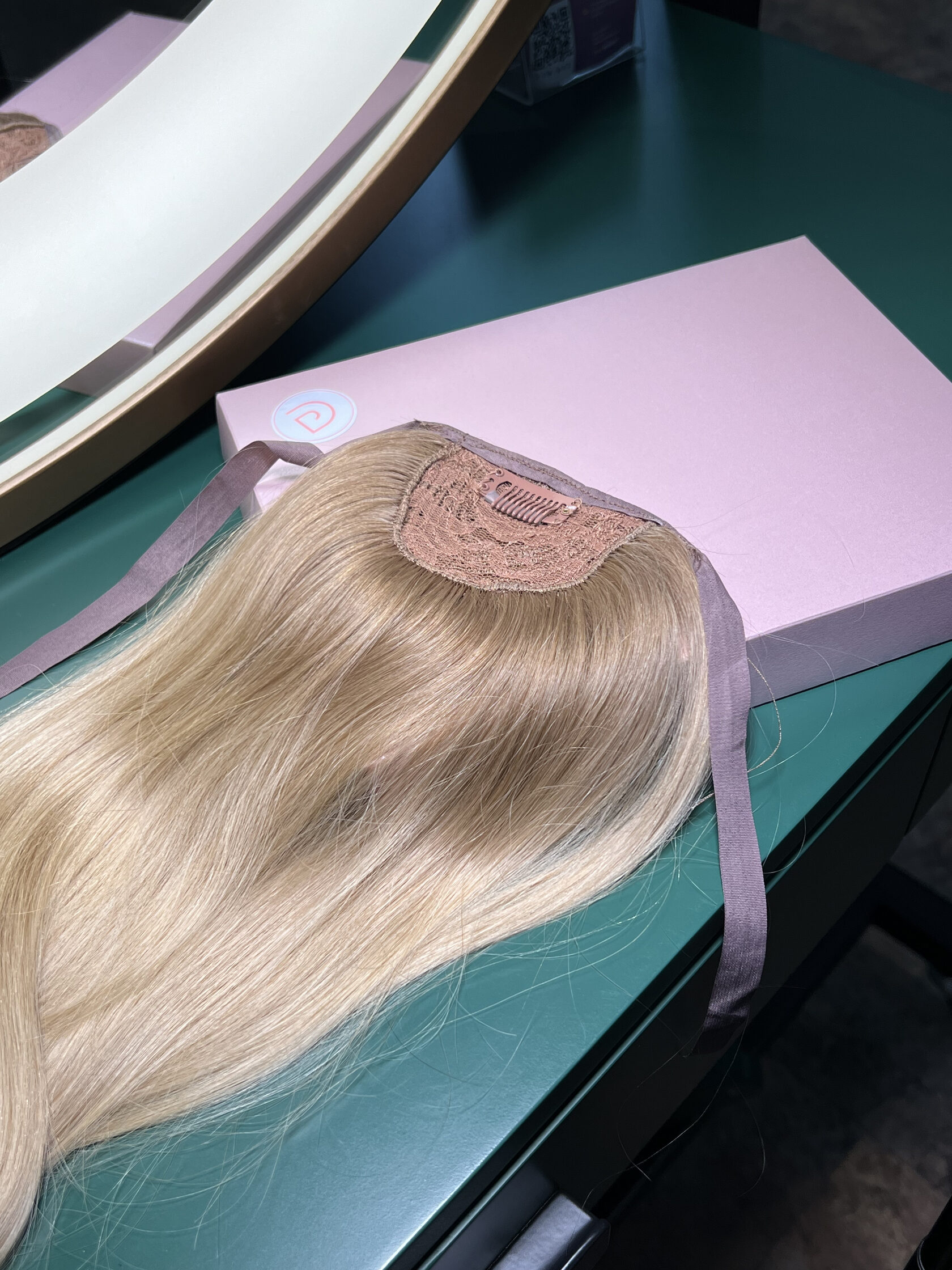 human hair clip-in ponytail extension by DAJMUR