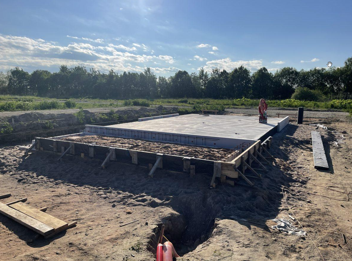 УШП плита для дома 120 метров с терассой.