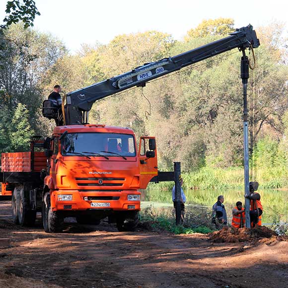 Goodvint техника для монтажа винтовых свай - 88 фото