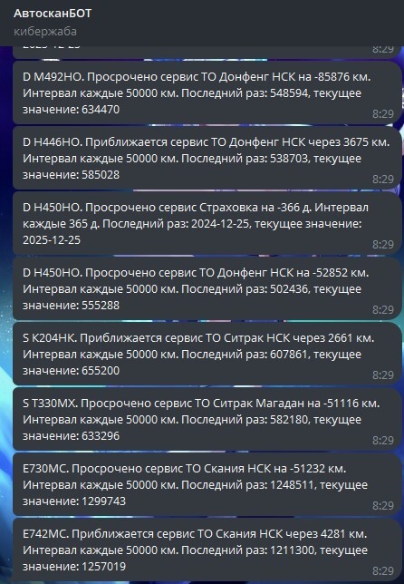 Рисунки 11 и 12 — Отчёты