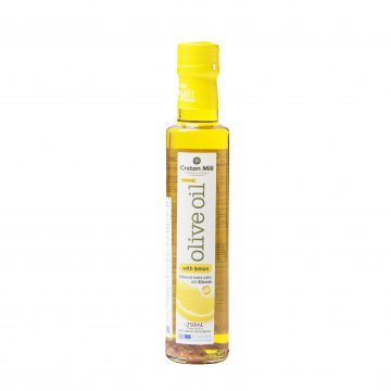 Оливковое масло CRETAN MILL нерафинированное Extra Virgin с лимоном (Греция) 0,25л​