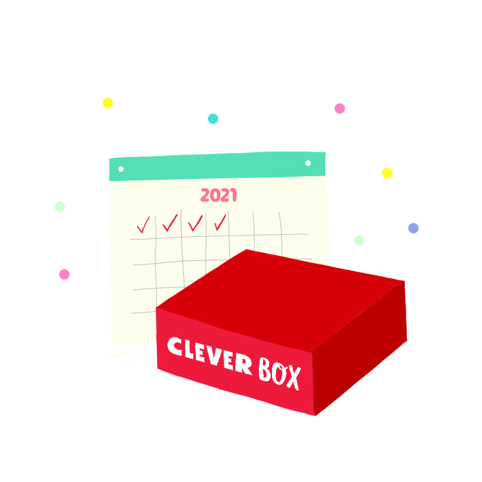 CleverBox книжная подписка для детей от 0 до 7 лет