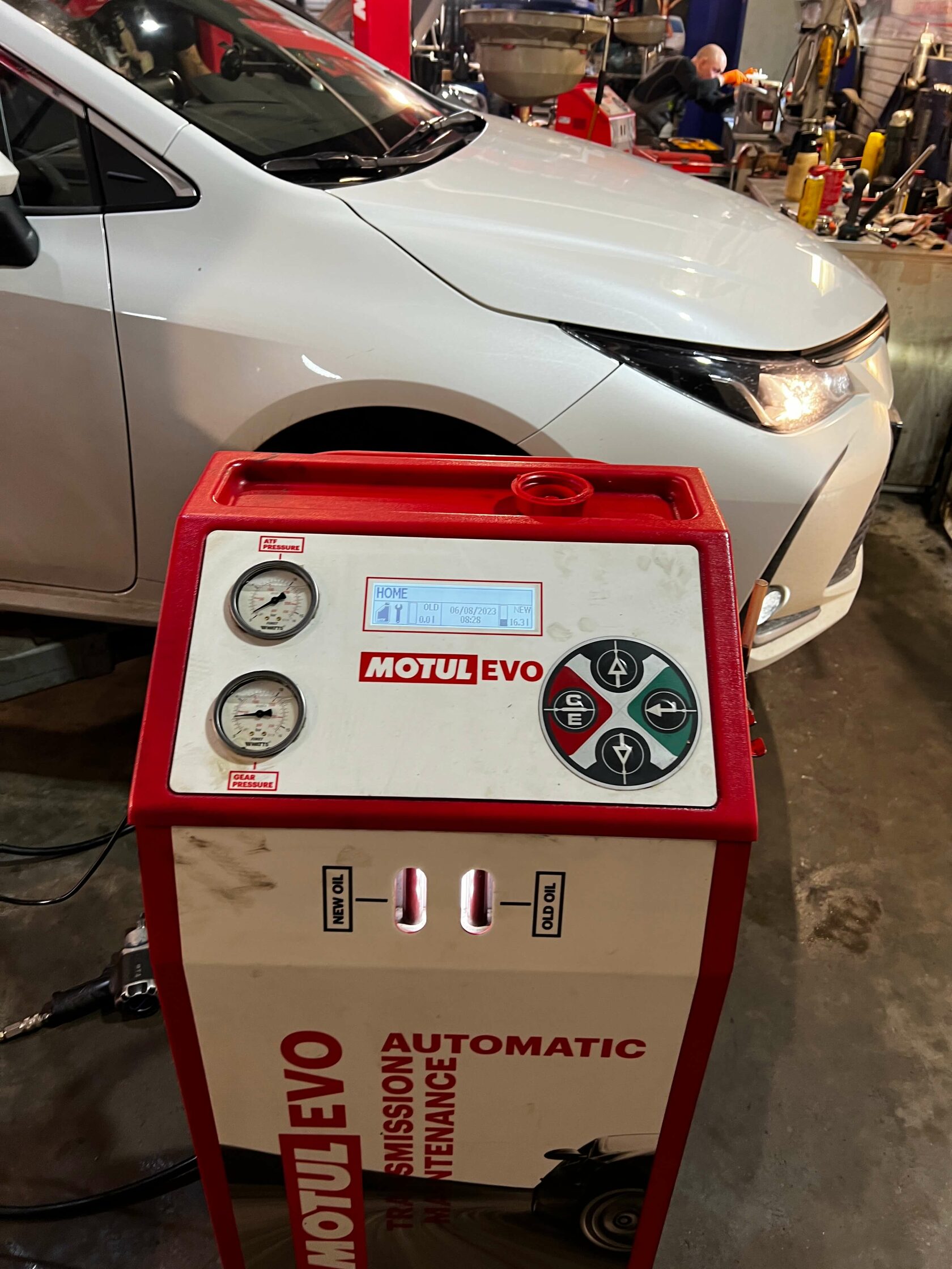 Состояние старого масла в вариаторе Toyota