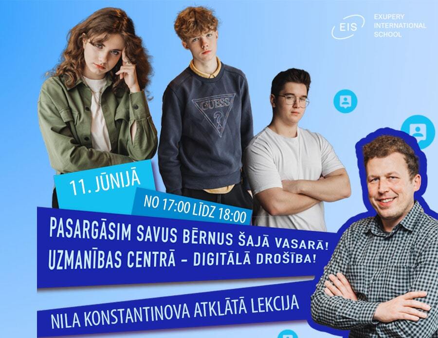 Pasargāsim savus bērnus šajā vasarā! Uzmanības centrā - digitālā drošība