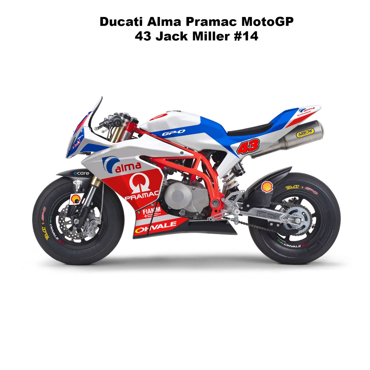 Ohvale Ducati Alma Pramac Jack Miller MotoGP design