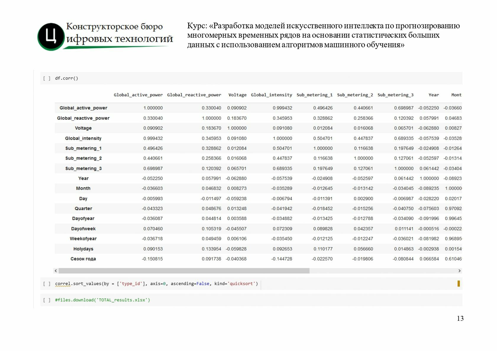 Рабочая тетрадь