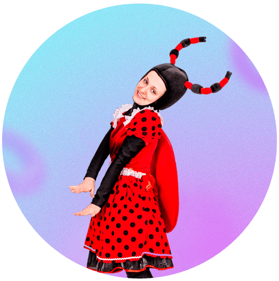 Аниматор Божья коровка Москве