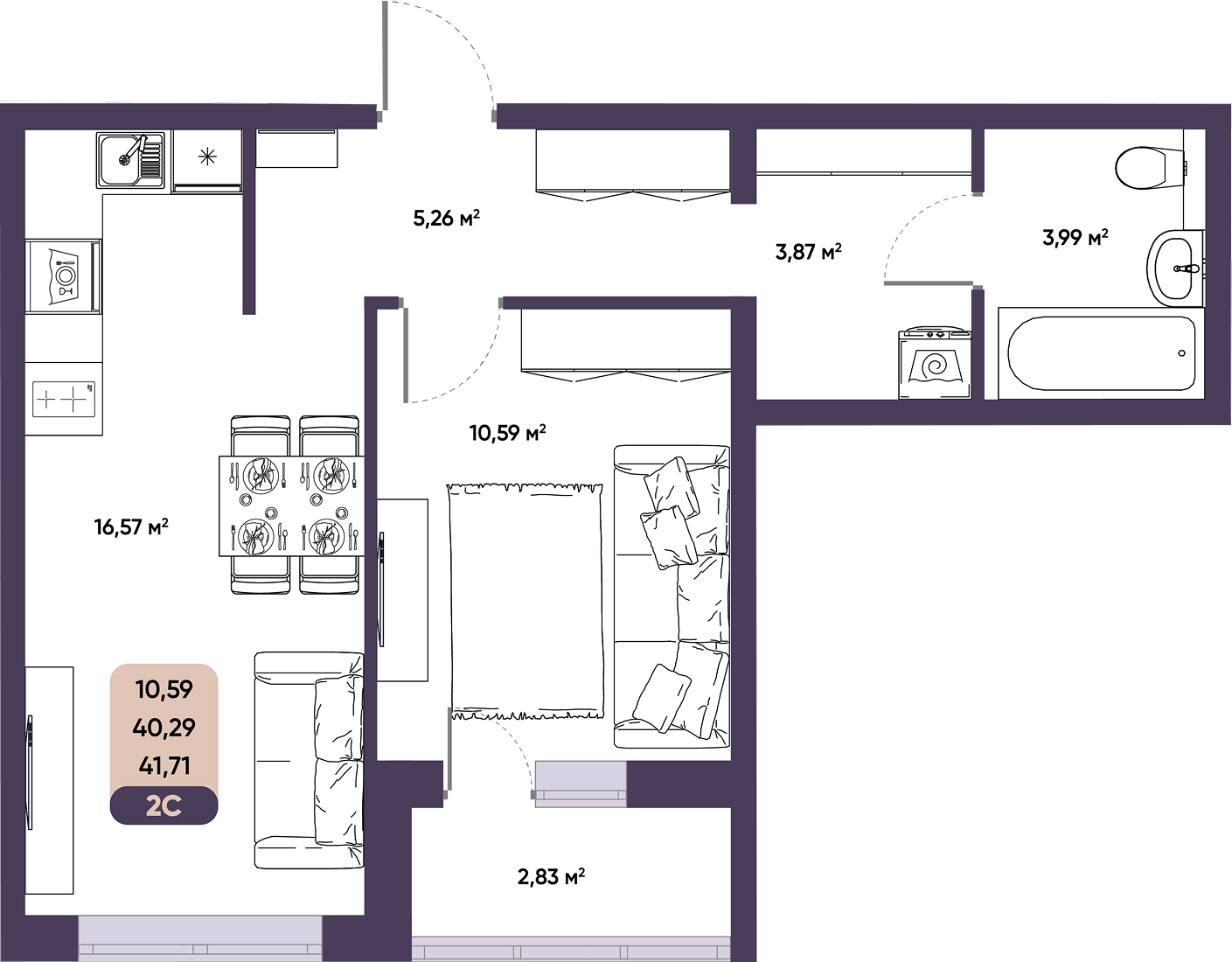 ЖК ПараПарк комфорт-класса, купить студию