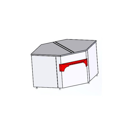 Расчетный стол Ariada / Ариада Титаниум ВС 5 (угол внутренний) 