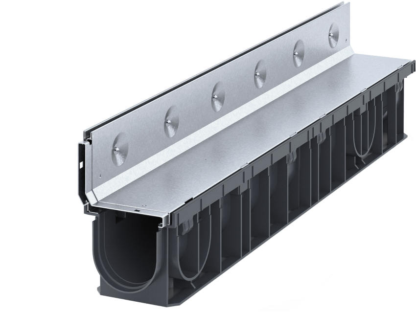 Slotted channel drain