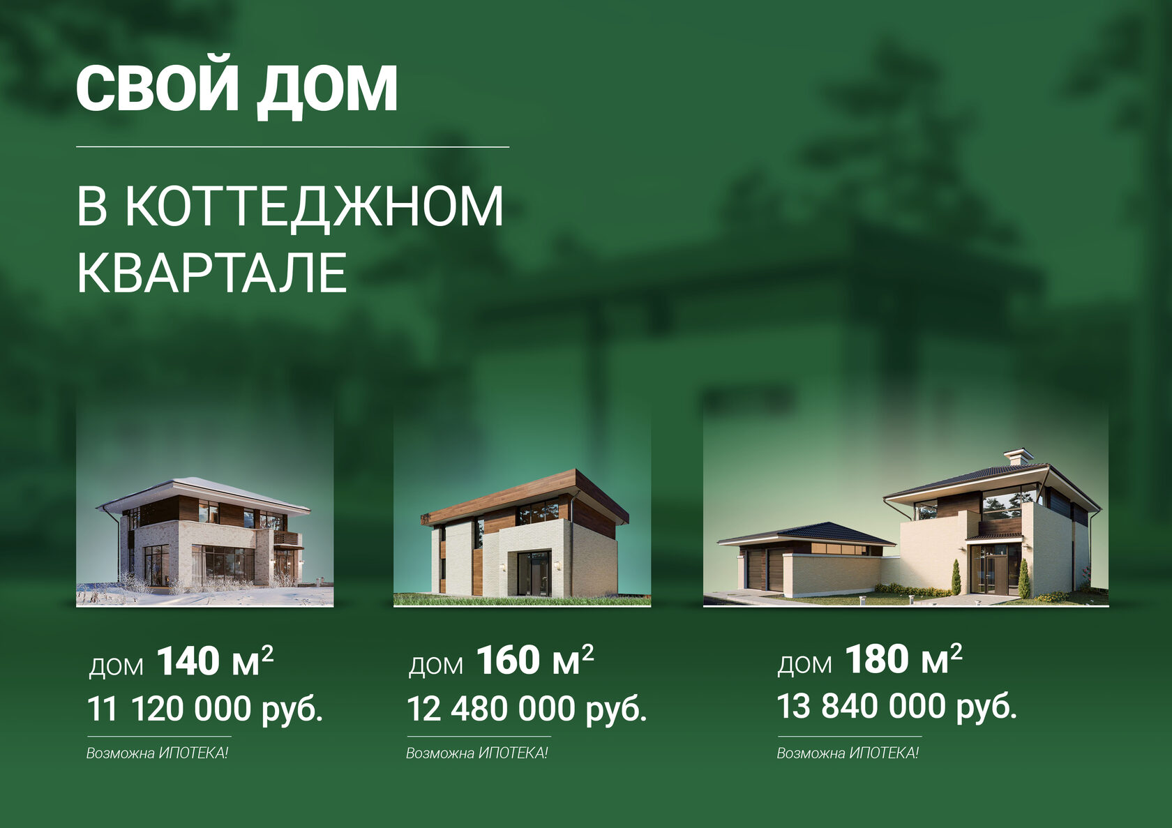 Презентация коттеджа на продажу