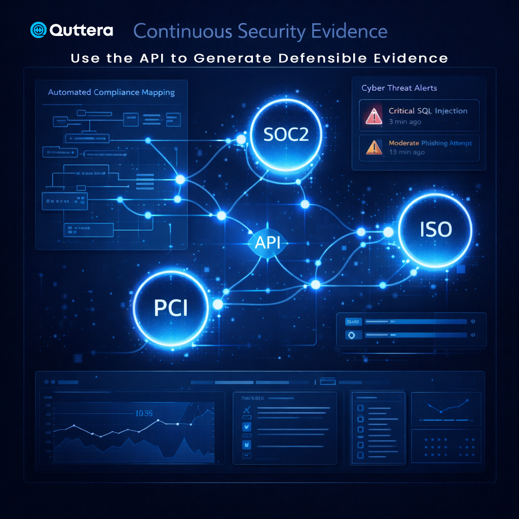Quttera Compliance API | PCI DSS, SOC 2 & GDPR Automation | Quttera