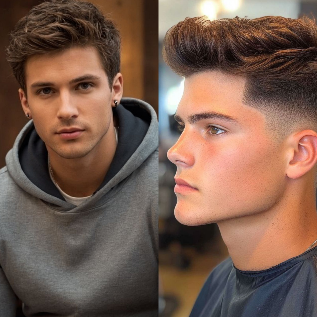 Текстурная мужская стрижка Казань