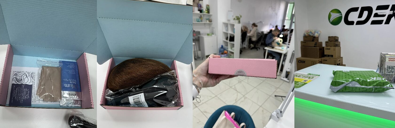Надежная упаковка системы замещения волос для безопасной пересылки по России и миру