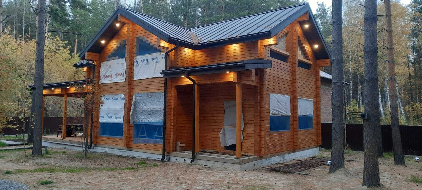 Сибирский дом леса профилированный брус