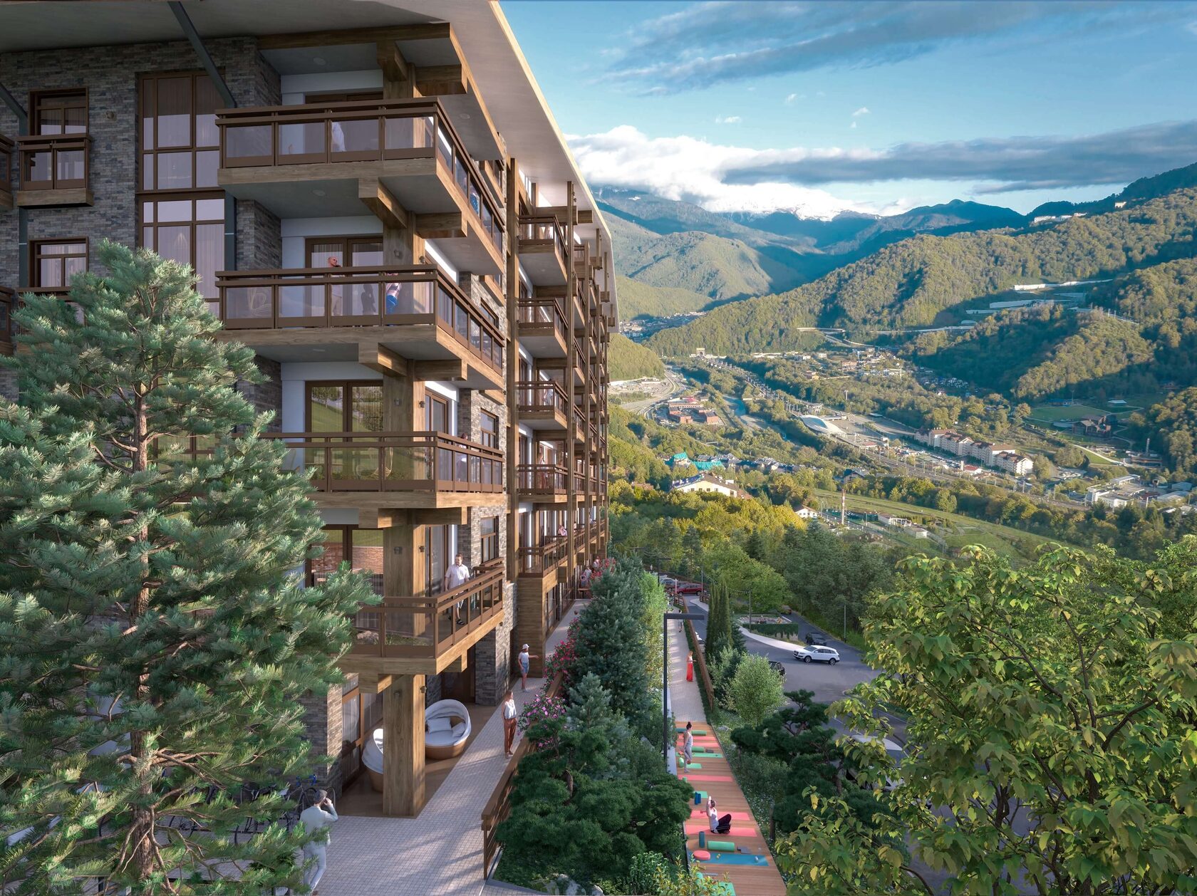 Скайвилль — открытый бассейн