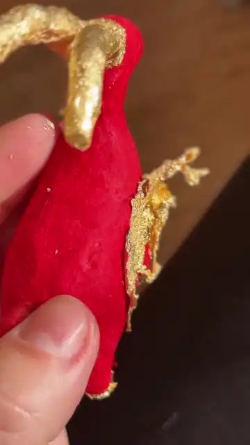 Ватные игрушки Полины Майоровой: козочка, корзина с игрушками, мышонок в тыкве
